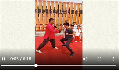 铁裆功徒弟学有所成表演